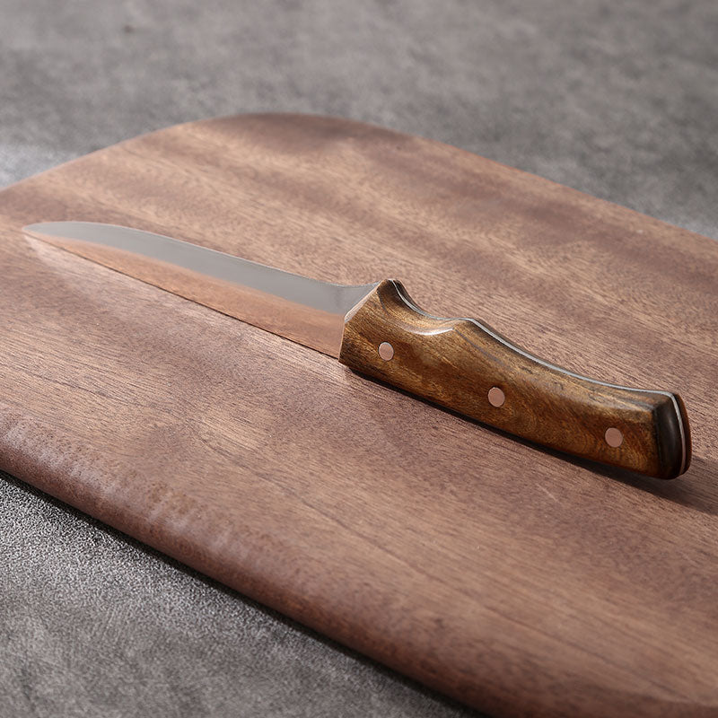 Damascus steel boning knife wooden handle cutting meat sharp handle meat kitchen knife