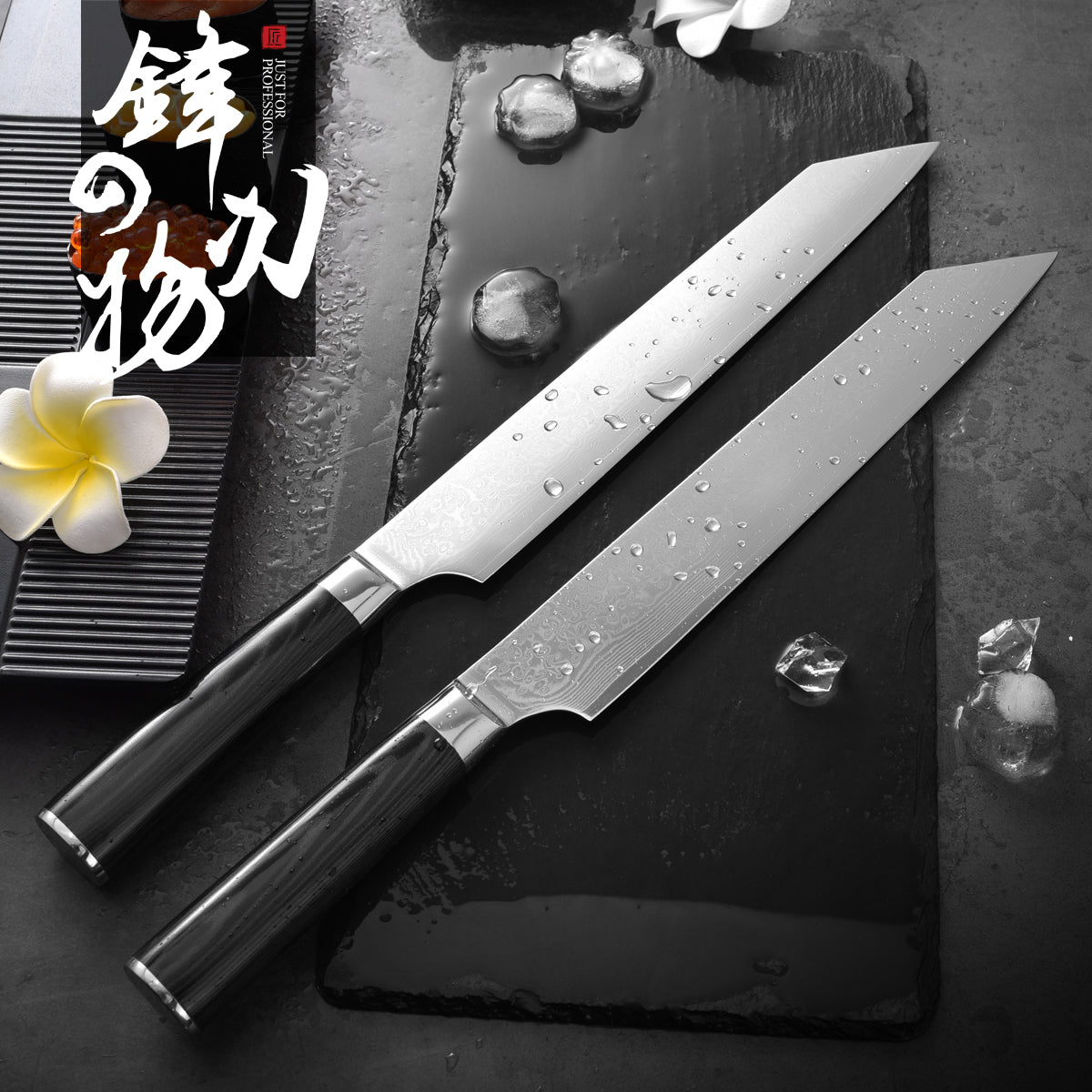 VG10 Damascus stainless steel G10 handle sashimi knife sharp