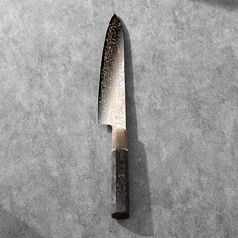 Yuanren Copper Damascus 8.5'' Chef Knife 67 Layers