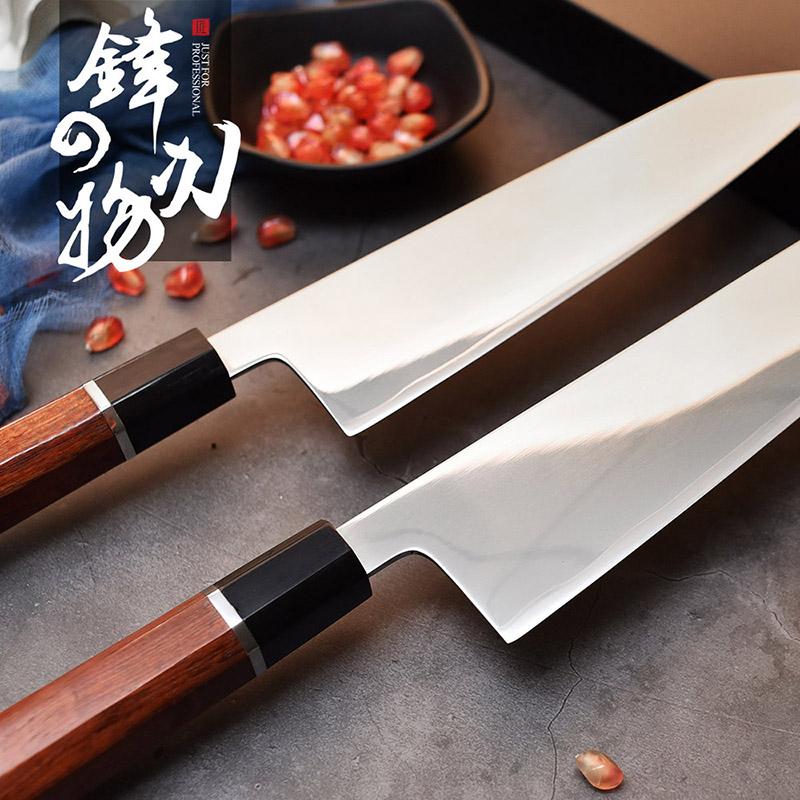 Japana Nakiri Chef Tranĉilo Hap40 Alta Rapida Ŝtalo Sanmai Ligna Tenilo Donaca Skatolo Kristnasko Novjara Donaco