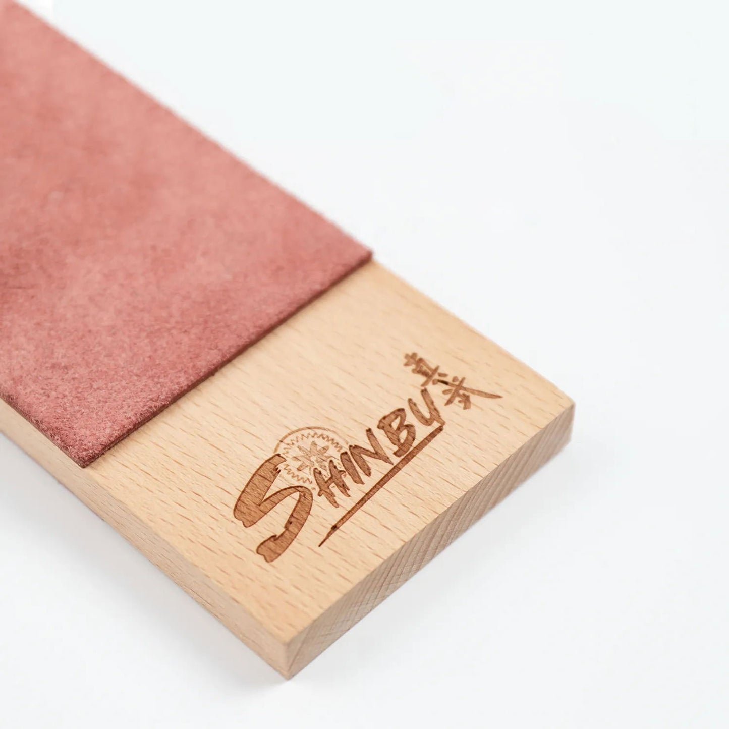Double-sided cowhide extra-large honing board, honing cloth, beech wood, waxed leather for polishing