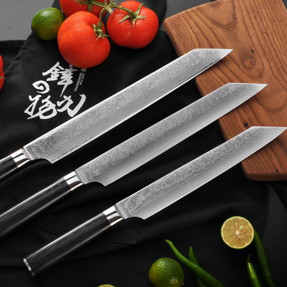 VG10 Damascus stainless steel G10 handle sashimi knife sharp