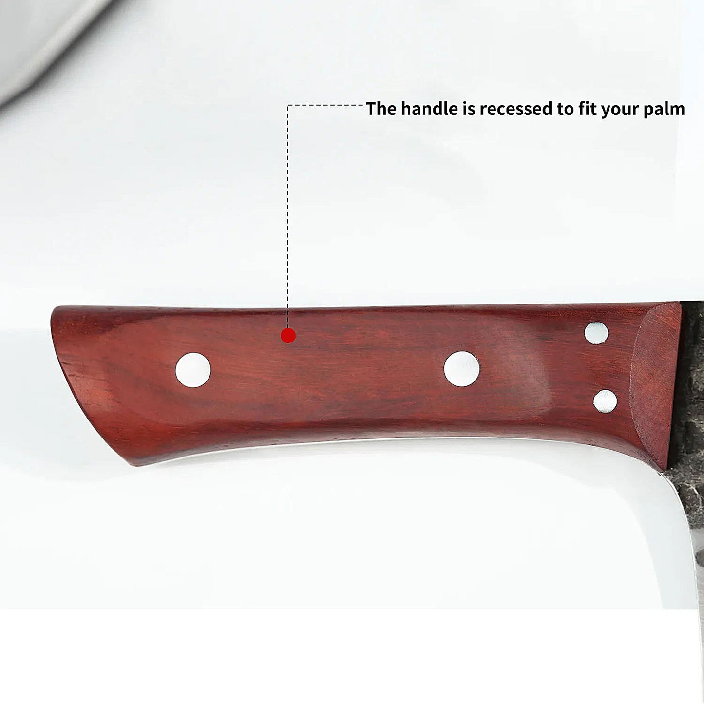 Japanese Forged Cleaver Slicer Special Powder Steel Sanmai Technique Rosewood Handle Deba Nakiri Boneless Fish Meat 2mm Thinkness