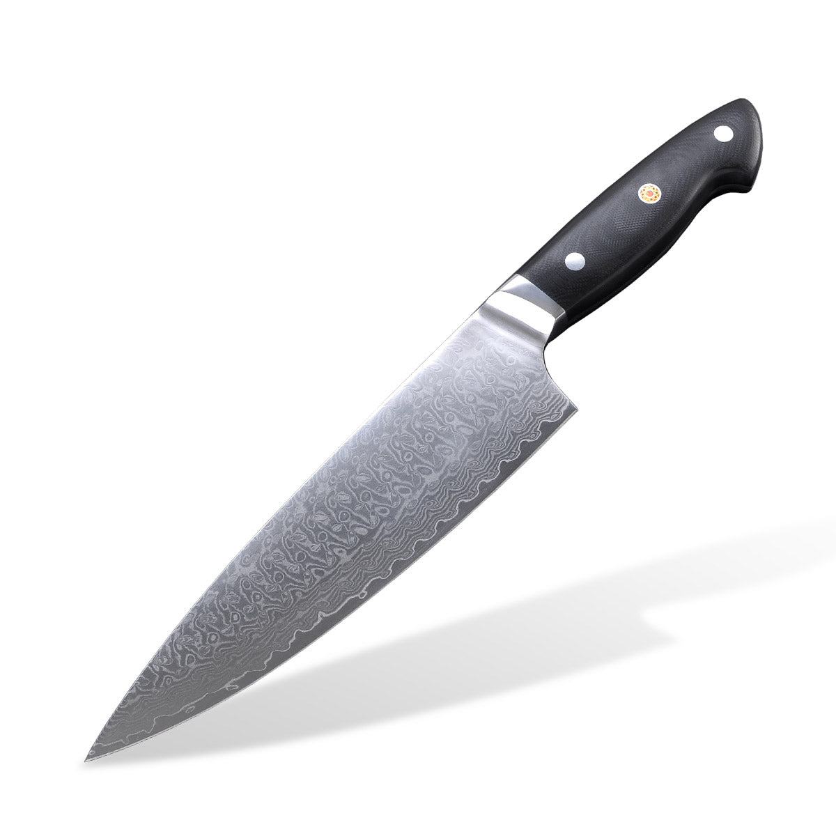 VG10 Damascus Stainless Steel 2-Piece Set Chef Knife Fruit Knife Sharp G10 Handle
