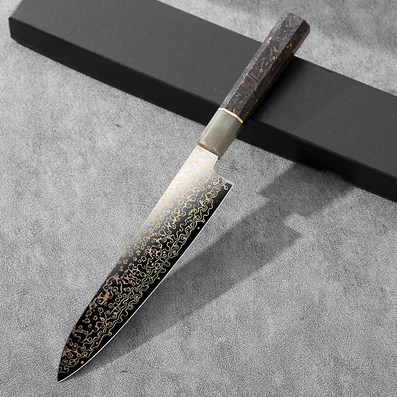 Yuanren Copper Damascus 8.5'' Chef Knife 67 Layers