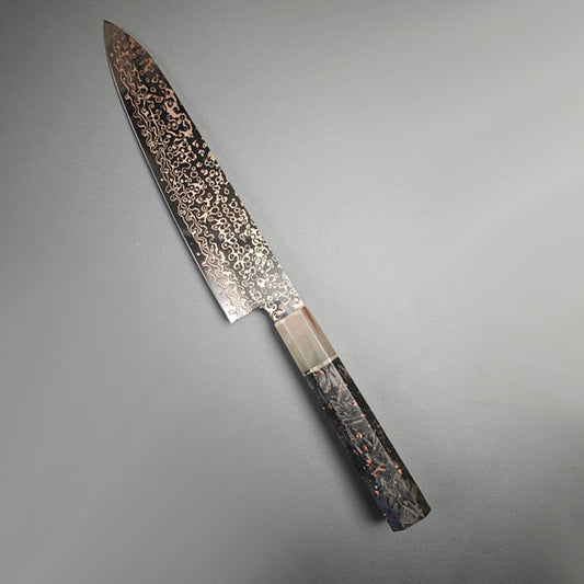 Yuanren Copper Damascus 8.5'' Chef Knife 67 Layers