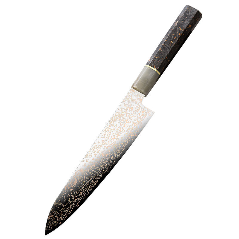 Yuanren Copper Damascus 8.5'' Chef Knife 67 Layers